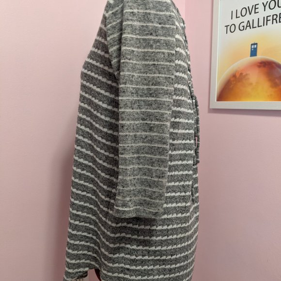 The Limited Grey and White stripe tunic - Picture 2 of 6